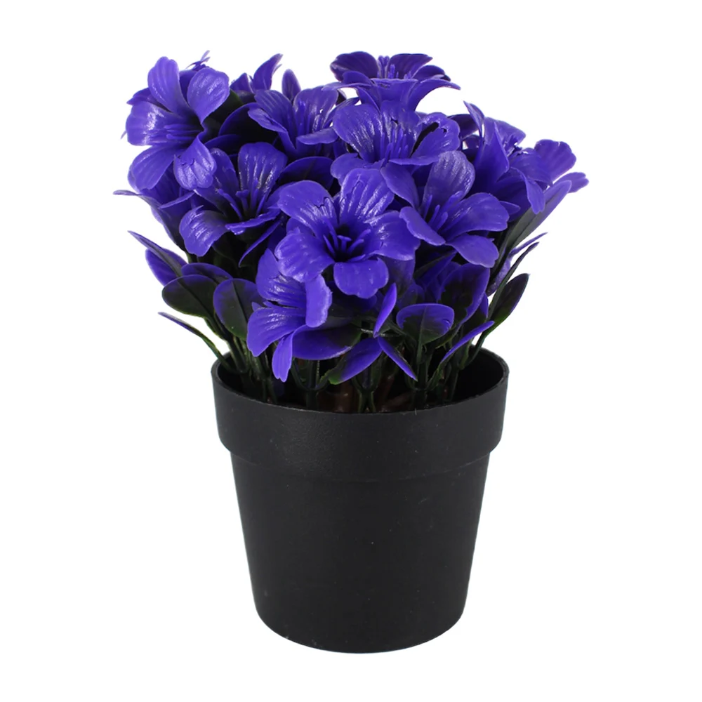 Maceta decorativa con flores artificiales, variedad de colores / hl-yh22016