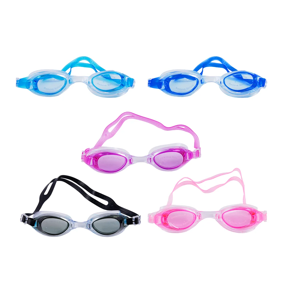 Lentes / goggles para natación en tono fluorescente, variedad de colores / swim goggles antifog / yj-671