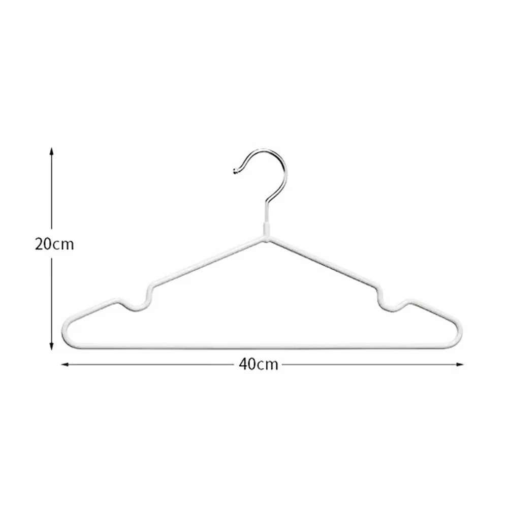 1pza Gancho metálico grande de colores para ropa 40cm / yjg-022