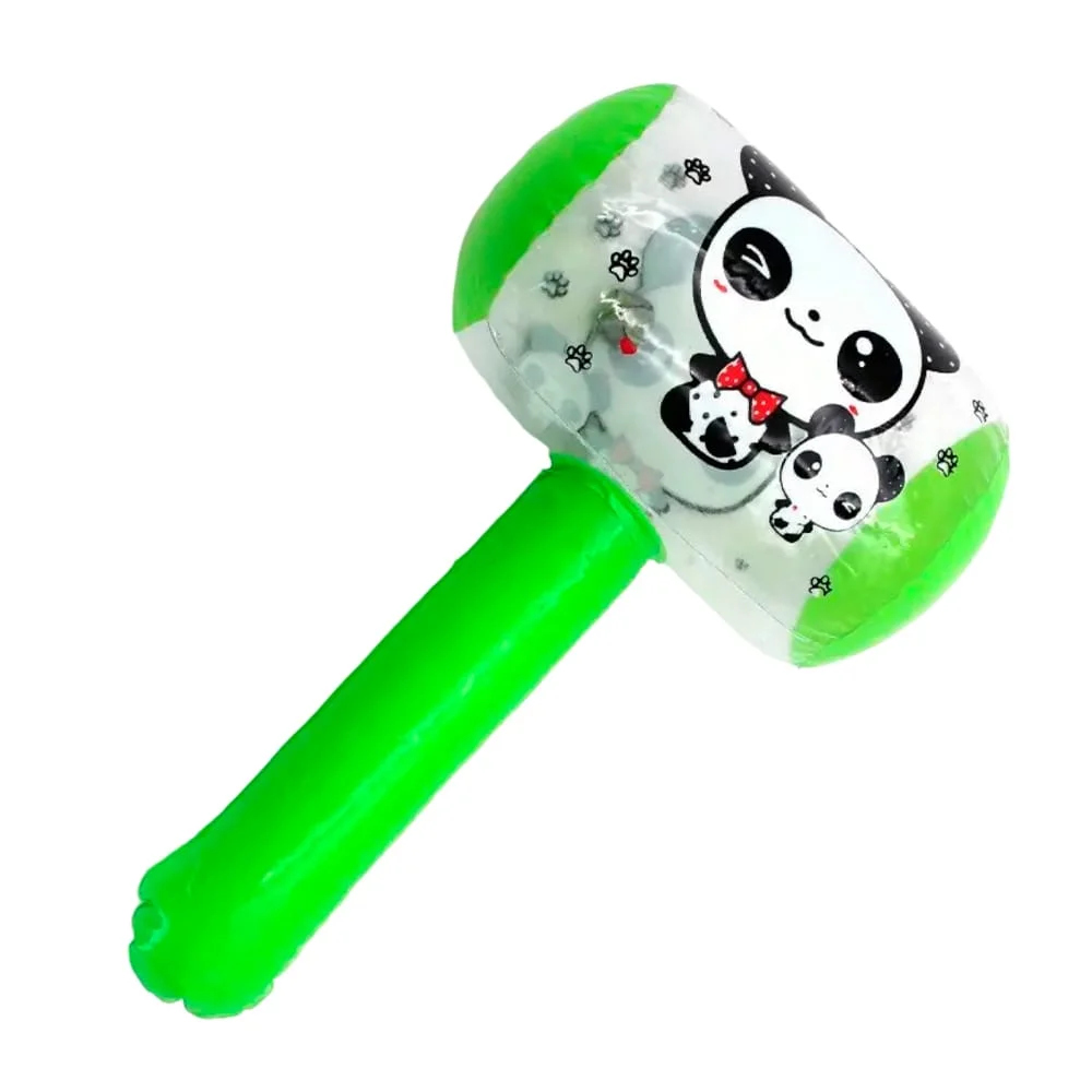 Martillo inflable con luces, diseño infantil estampado de animales, variedad de modelos y colores / yong-2293-1