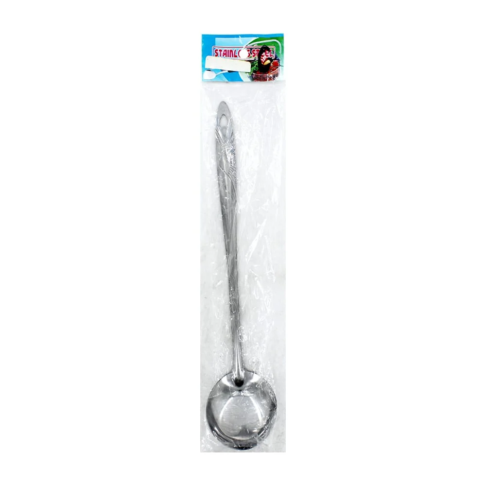 1pza Cucharon grande de acero inoxidable, 30cm / stainless steel / yong-2407-1