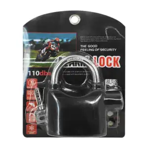 Candado con alarma, antirrobo para disco de motocicleta con juego de …