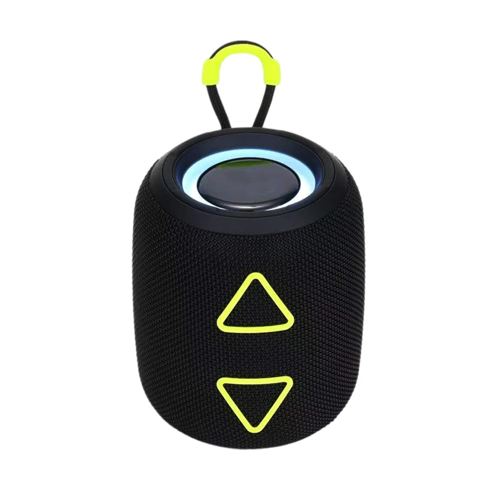Bocina cilíndrica pequeña bluetooth con luz led rgb, correa de mano y ranuras para usb - sd, variedad de colores / speaker wireless portable