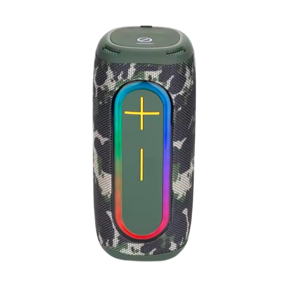 Bocina rectangular bluetooth con luz led rgb, mini correa de mano y ranuras para usb - sd, variedad de colores / wireless 12h