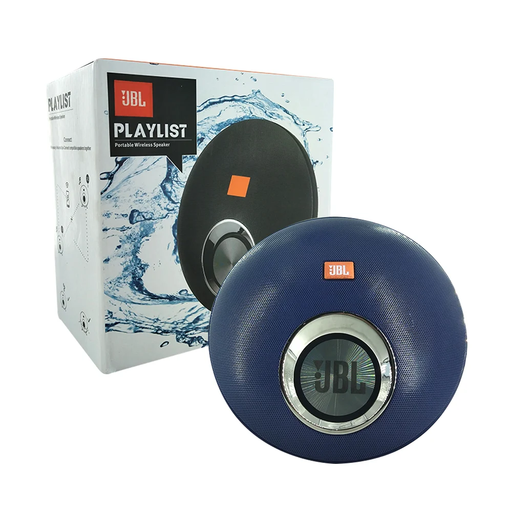Bocina bluetooth circular k4+ playlist con cable usb y cable auxiliar, variedad de colores / yx-k4+