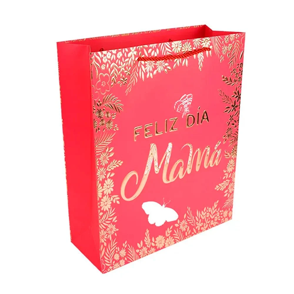1pza Bolsa de regalo grande 30x12x40cm con temática feliz día de las madres, variedad de diseños / yxl-1127l