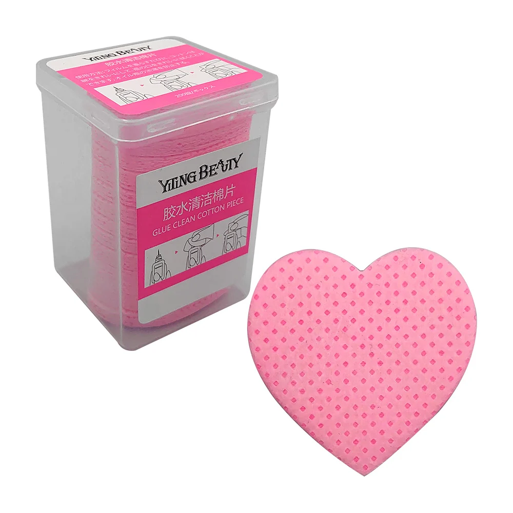 Caja transparente con limpiadores de algodón multifuncional, variedad de formas / yiting beauty