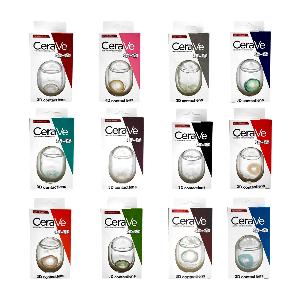 Pupilentes cerave con accesorios, variedad de colores y modelos / yy-m32 / 1035