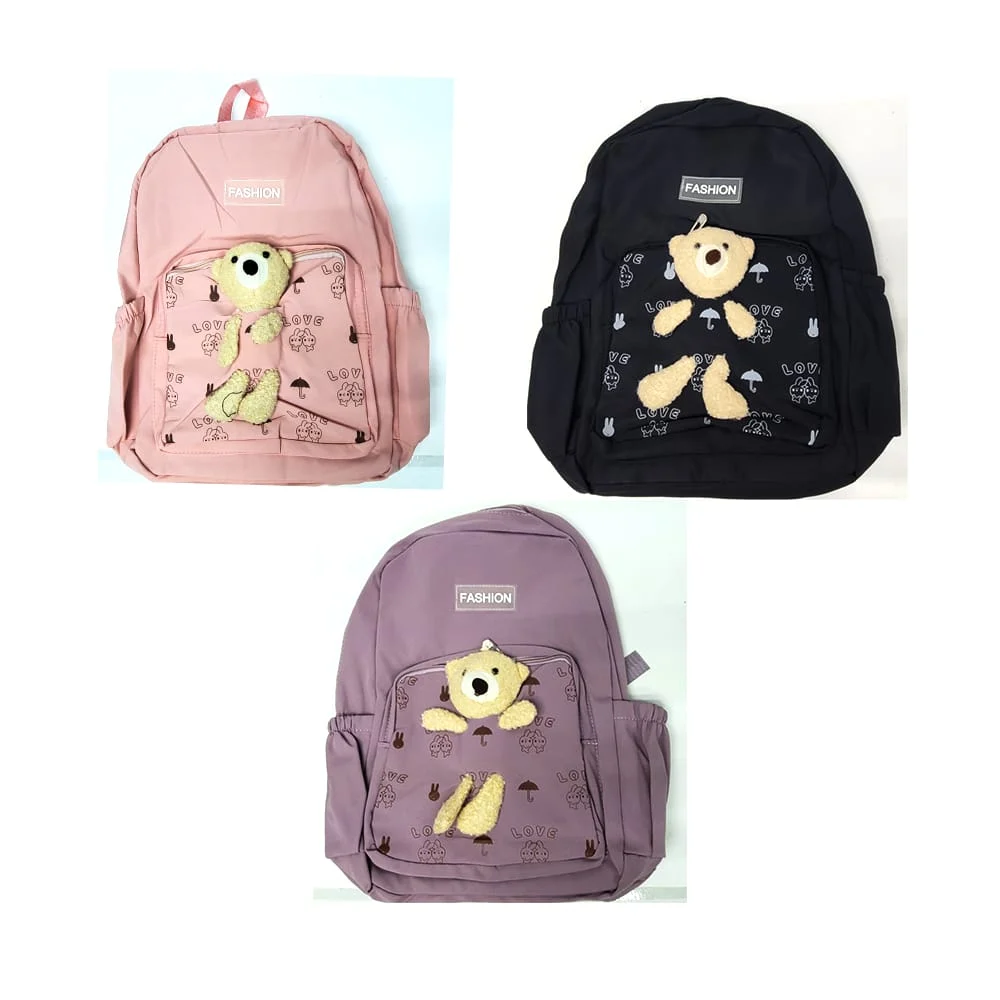 Mochila infantil con peluche de oso, variedad de colores / yy103 / fashion