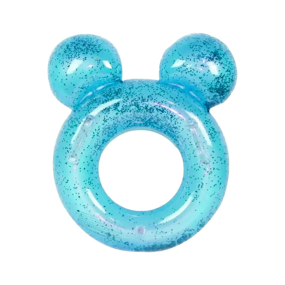 Salvavidas inflable de 80cm multicolor con lentejuelas / san litoys / summer sea / swimming ring