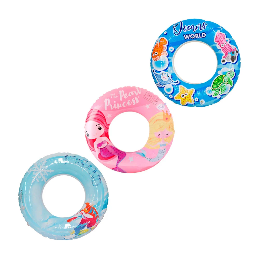 Salvavidas inflable de 70cm con diseño marino, variedad de modelos / swimming ring / yyq-239