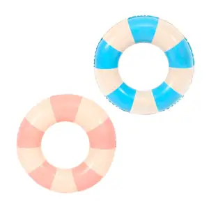 Salvavidas inflable con estampado de franjas, 80cm, variedad de color…