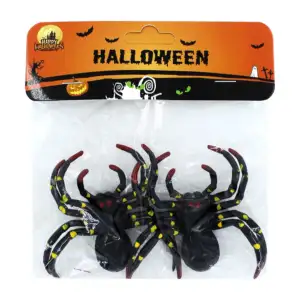 Paquete 2 arañas de plástico para decoración de halloween / happy hal…