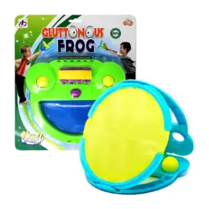Juguete raqueta plástica de cacha bolas con diseño de rana, variedad …