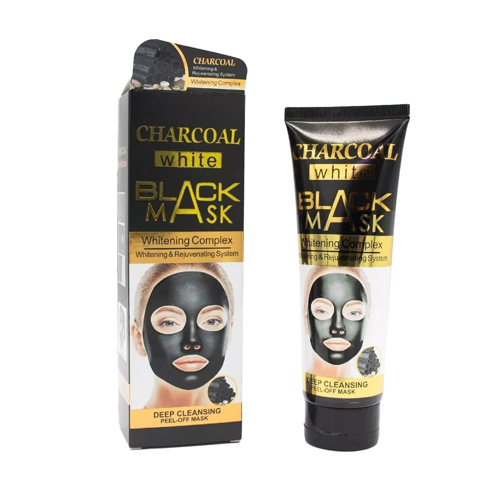 Mascarilla aclaradora de limpieza profunda con extracto de carbón activado / black mask / z067