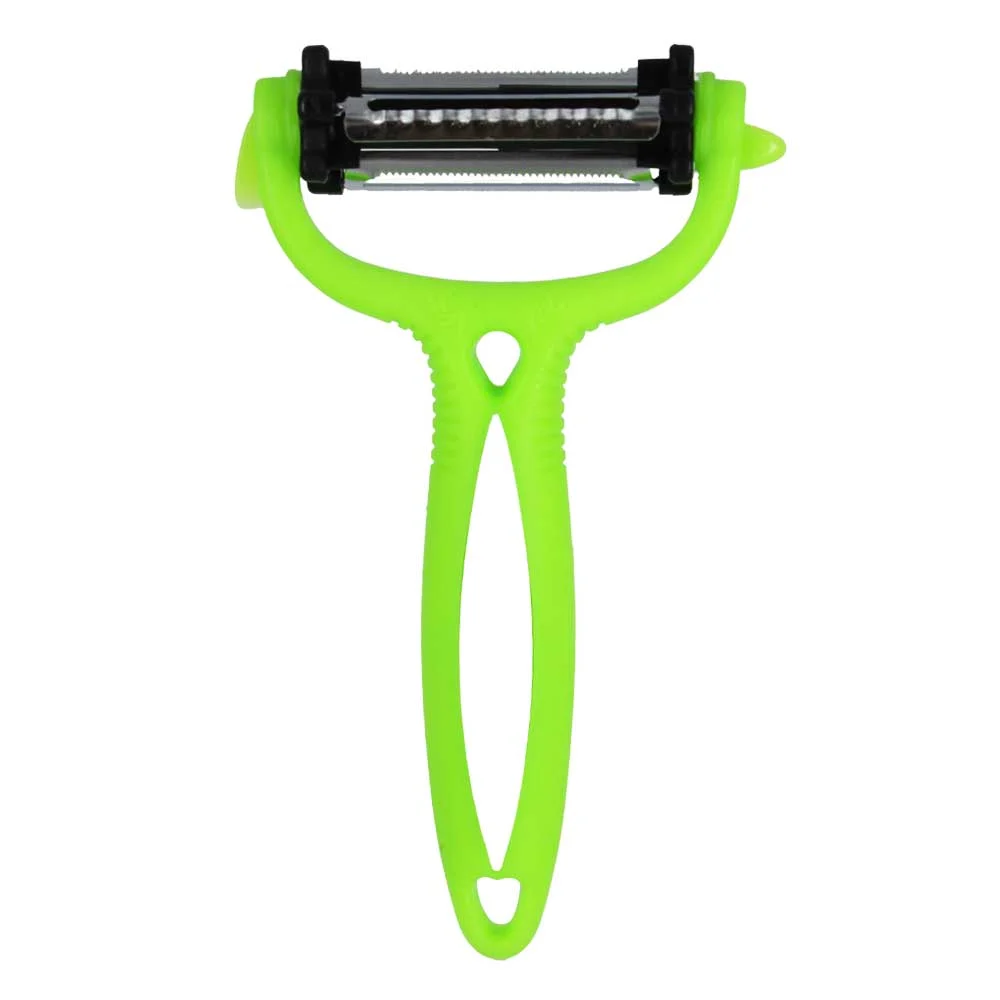 Pelador manual de plástico 3 en 1, variedad de colores / r-1