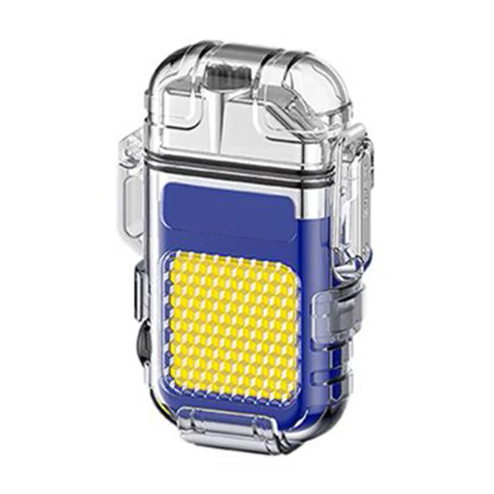 Encendedor eléctrico recargable con lámpara led, variedad de colores / lighter classc fashionable