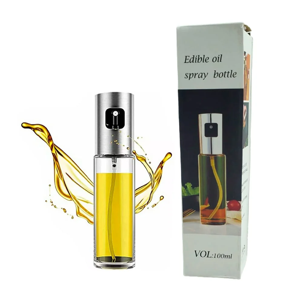 Botella de cristal dispensadora en spray para aceite con capacidad de 100ml / edible oil spray bottle / bo-1001 / ze-2205