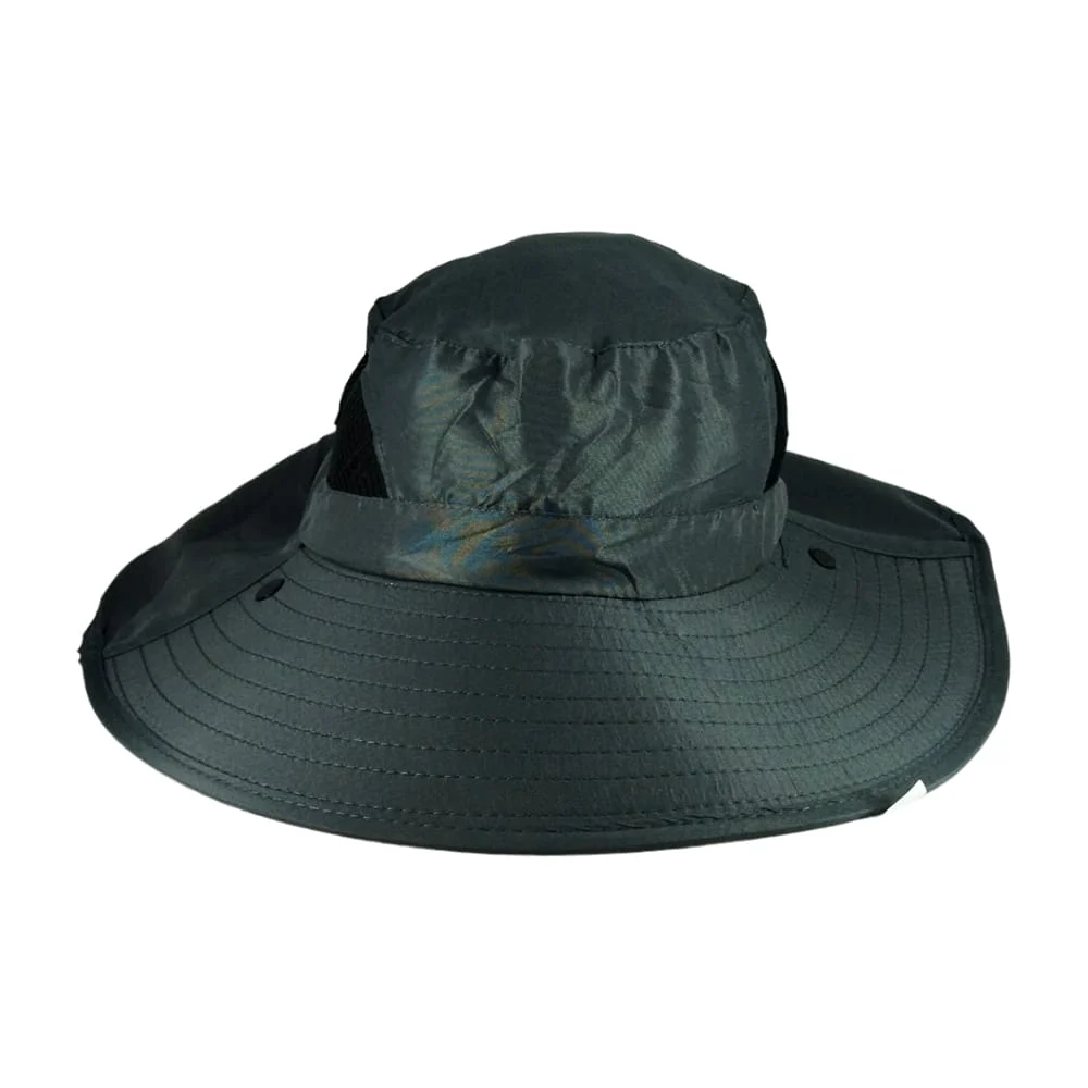 Sombrero tipo bucket pescador con 2 capas de protección solar y tela transpirable, variedad de colores / ze-1474