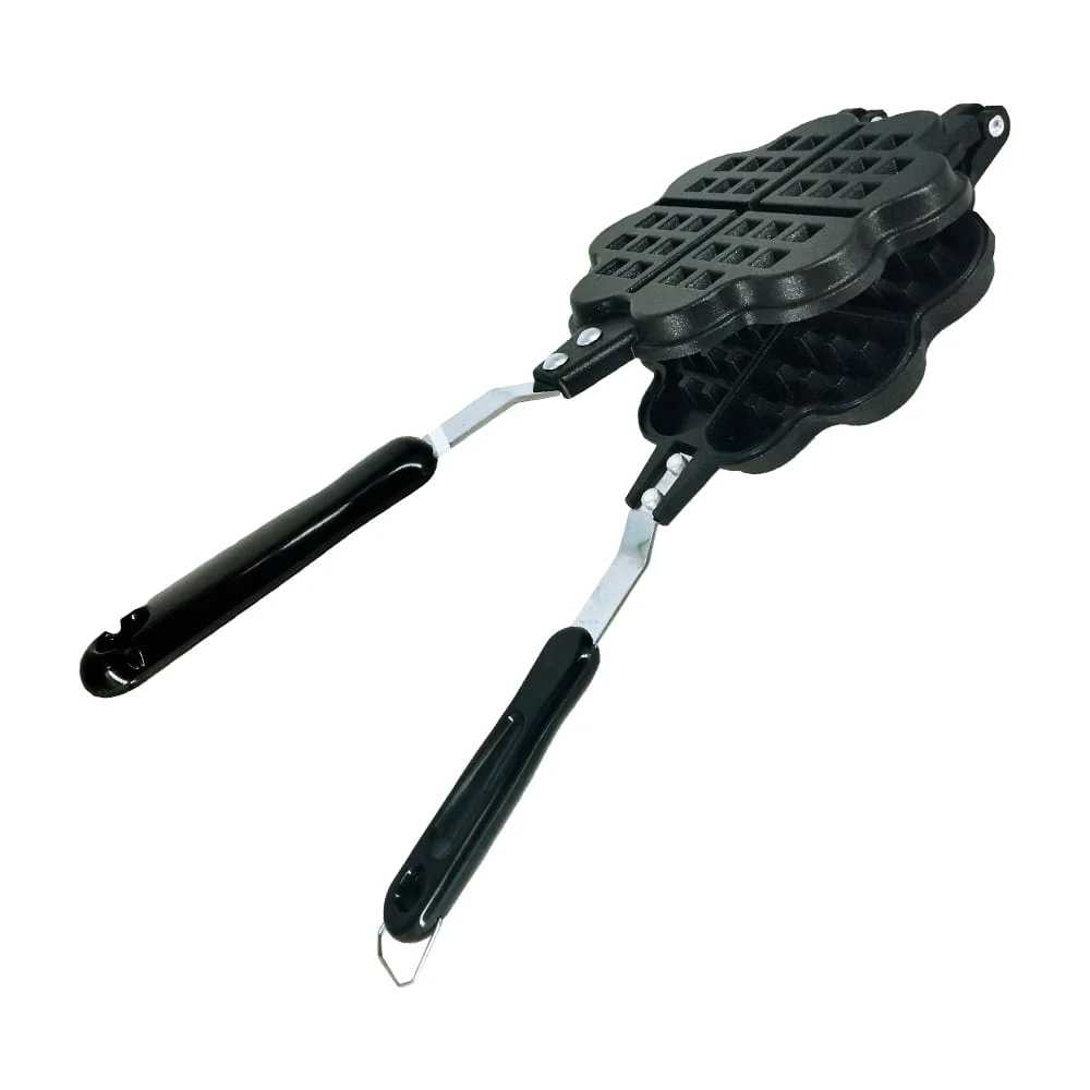 Sartén wafflera antiadherente en forma de flor para hacer corazones / flower waffle maker