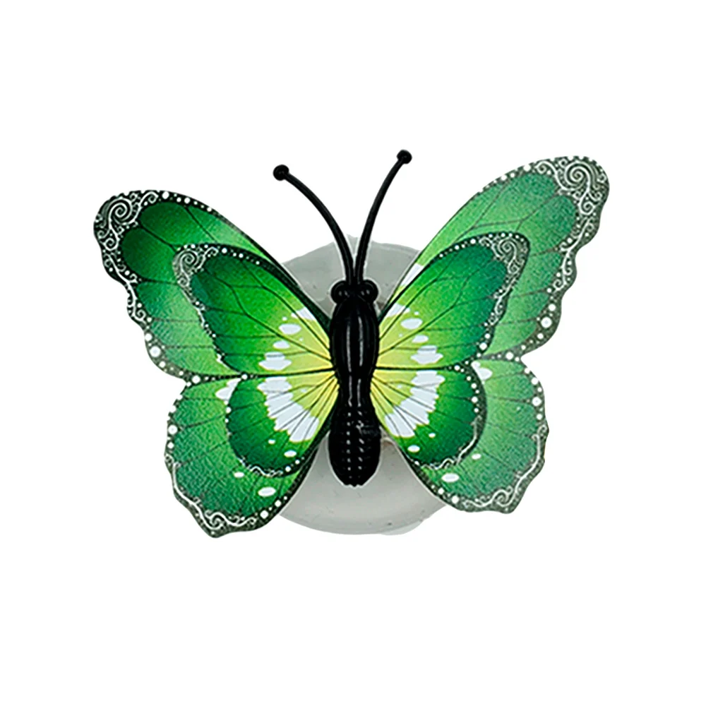 1pza Broche pasador con luz led y diseño de mariposa, variedad de modelos