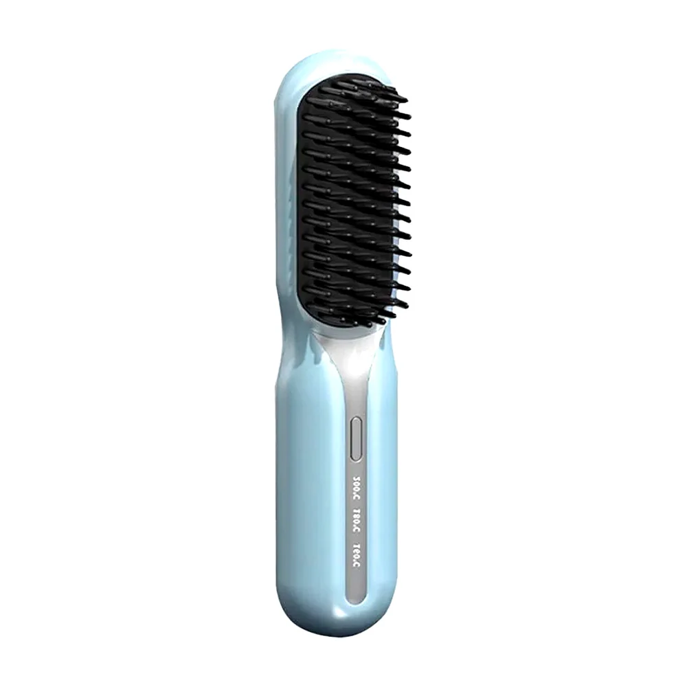 Cepillo térmico alisador para cabello con consumo de 35 watts, variedad de colores / wireless straight hair comb