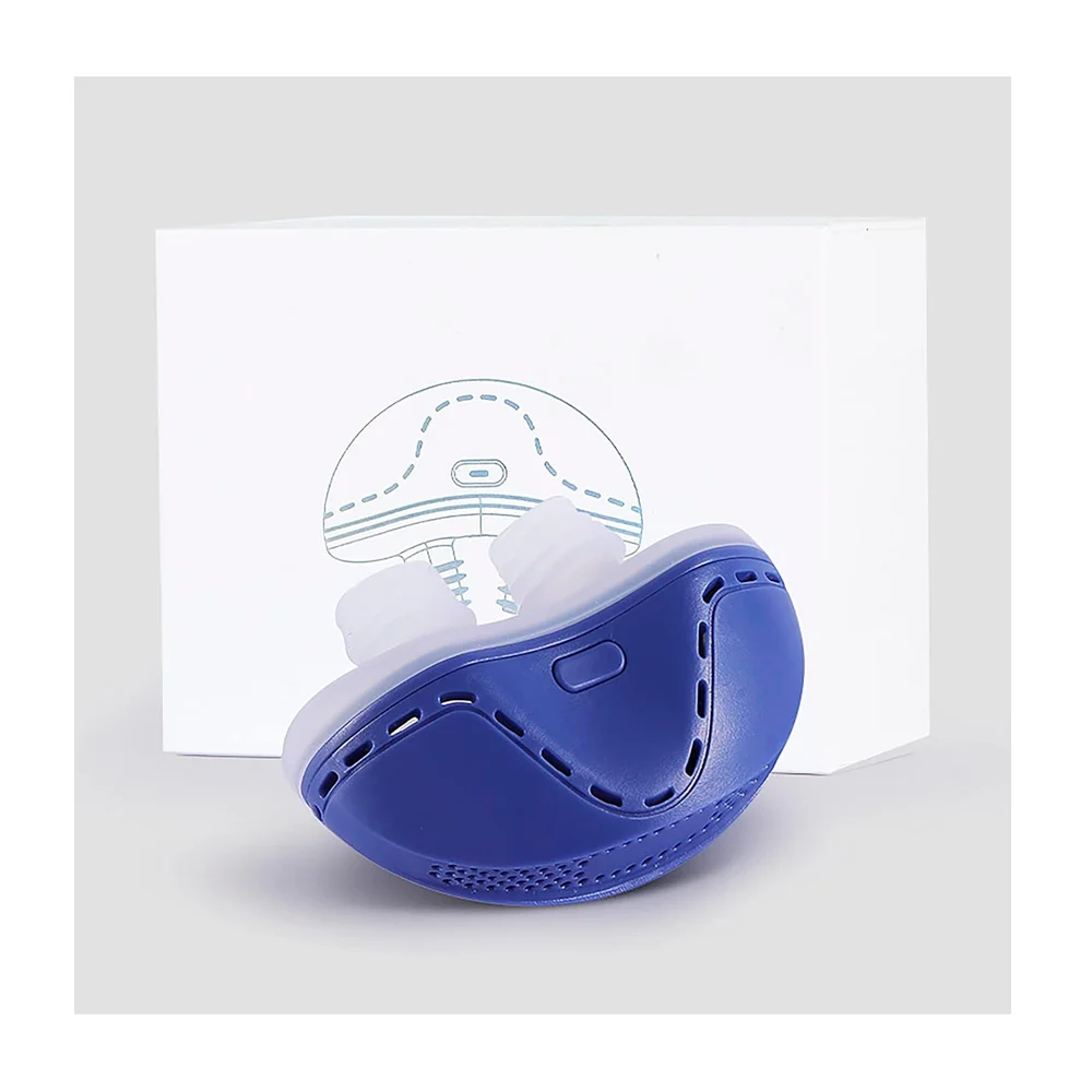 Dispositivo eléctrico antironquidos en forma de clip nasal / qc-002