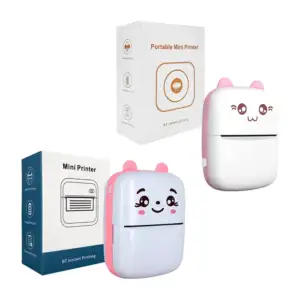 Mini impresora térmica portátil bluetooth en forma de gato, variedad …