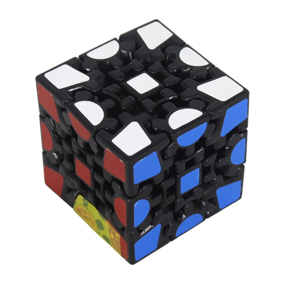 Cubo rubik 3x3 con 6 caras y diseño de engranes / zj-1430