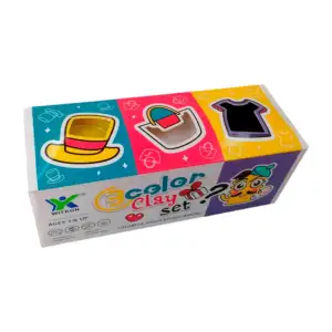 Paquete con 3 mini masas moldeables tipo plastilina, variedad de colo…