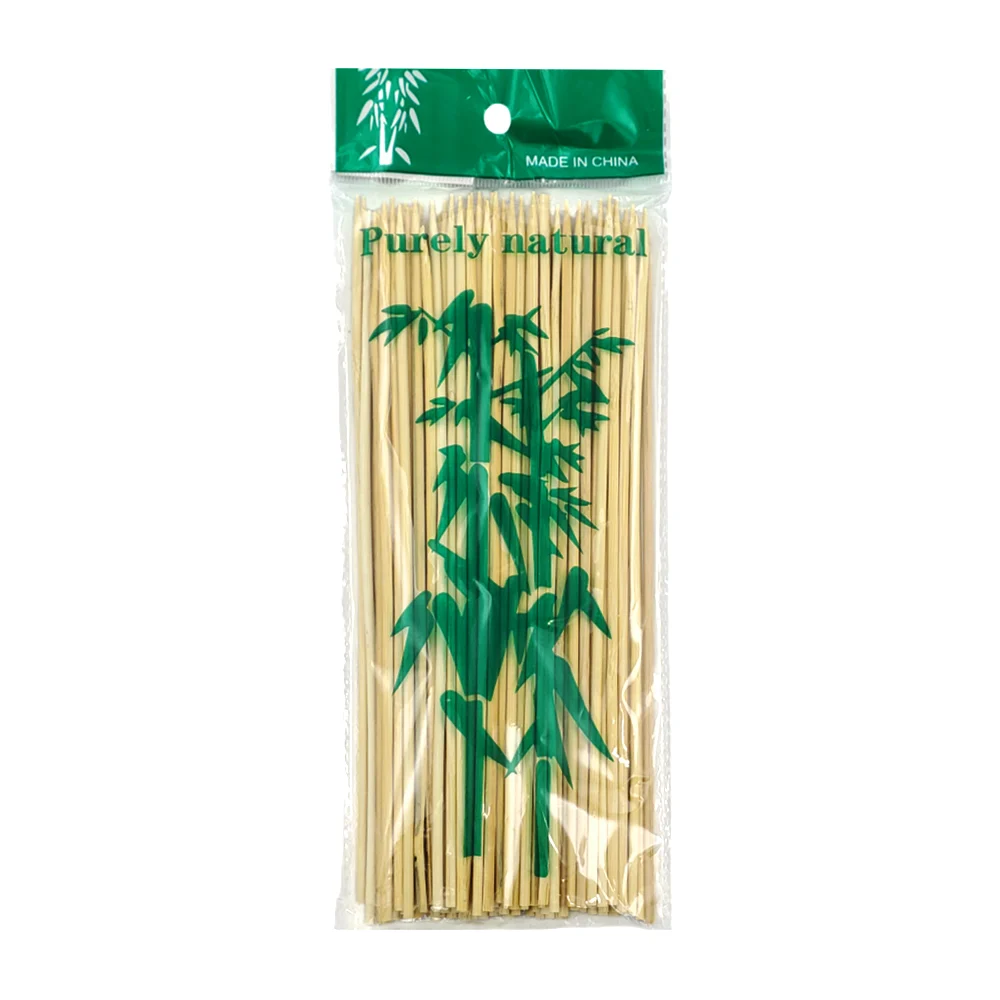 Paquete con 90 palillos delgados de bambú para hacer brochetas, 20cm / 600049 / purely natural / zq3020
