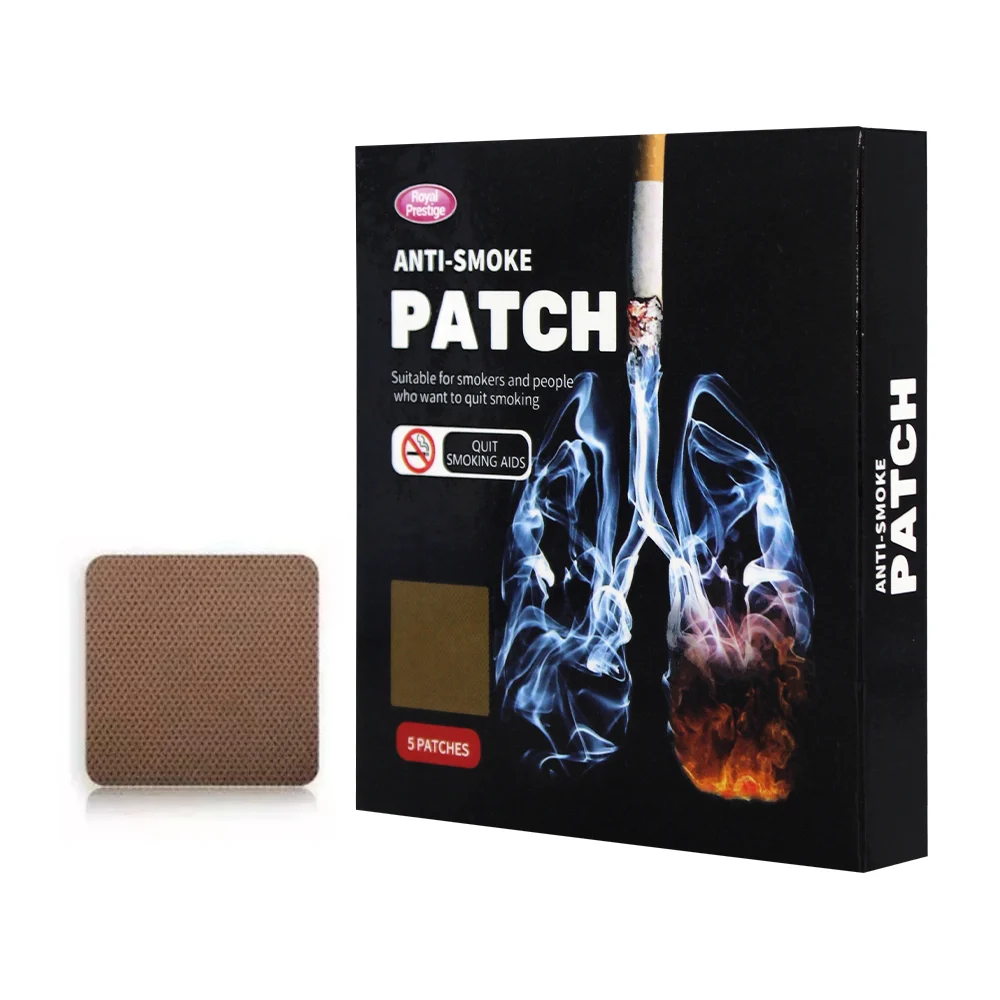 Paquete con 5 parches para dejar de fumar / anti-smoke patch / 15518