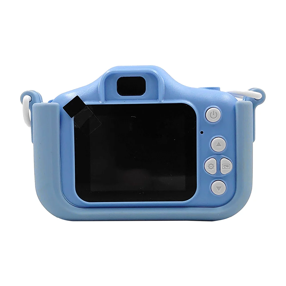 Mini cámara infantil con videojuegos, audio y video + funda con diseño de gato o monstruo, variedad de colores / zxj-2021