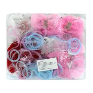 Paquete con 12 broches / pinzas para el cabello con mechones de cabel…