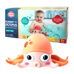 Pulpo de juguete móvil, con función de cuerda ideal para el baño, var…