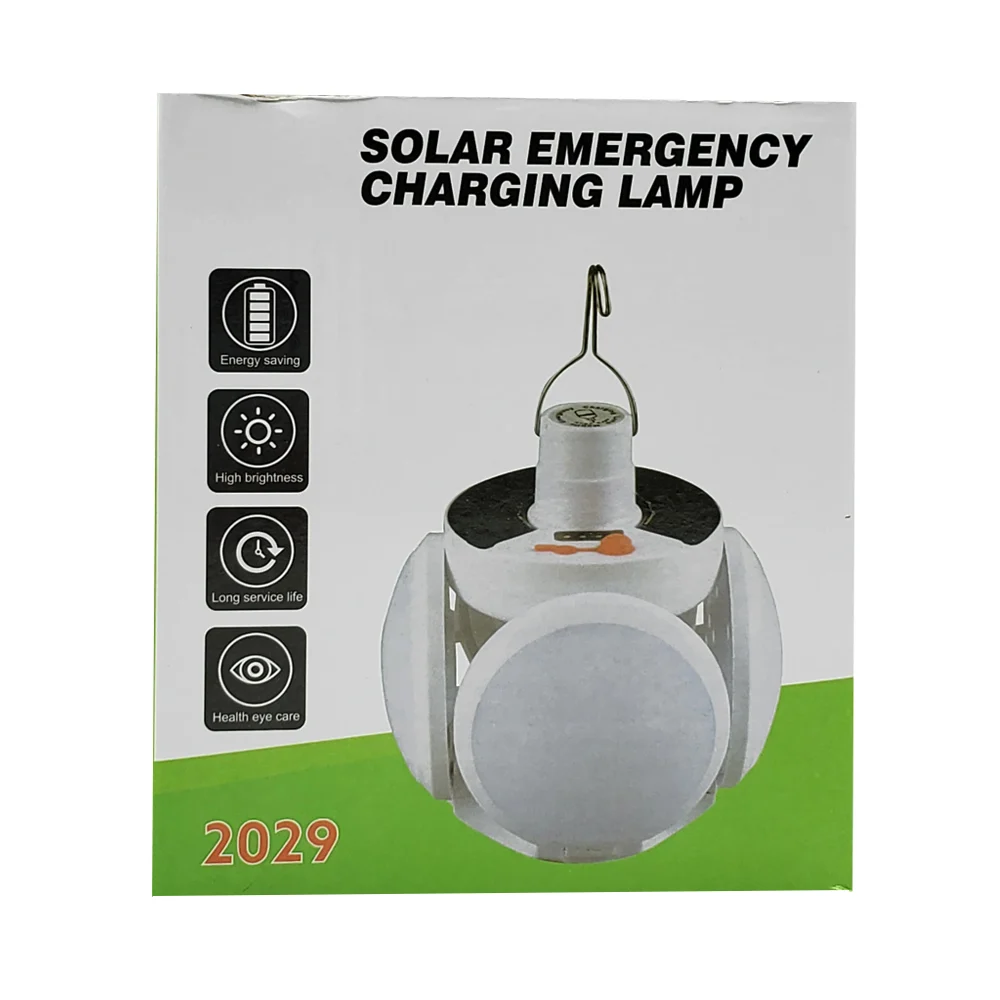 Foco lámpara solar de emergencia 2029 con forma de balón / 2029 / lam-2029