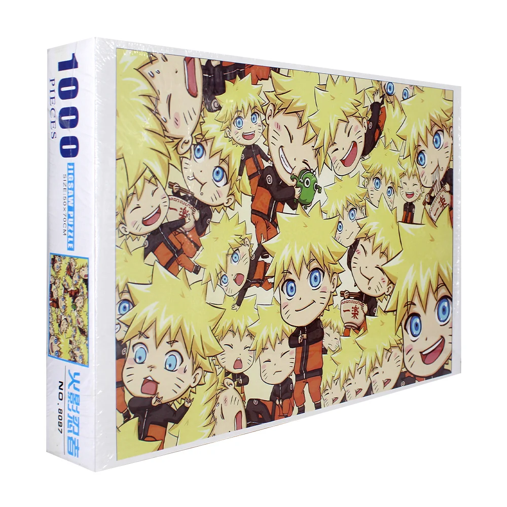 Rompecabezas jigsaw puzzle de 1000 piezas con diseño de naruto 50 x 70 cm / zy-8097