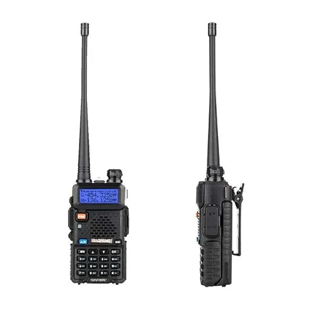 Radio walkie talkie con pantalla digital, 19 teclas + auricular y cargador / baofeng / wc003