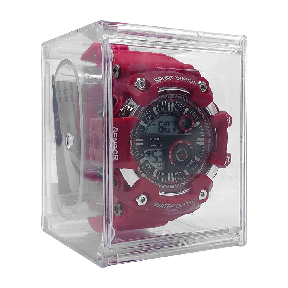 Reloj de mano deportivo circular para hombre, variedad de colores / sport / wr30m / zy-l9367