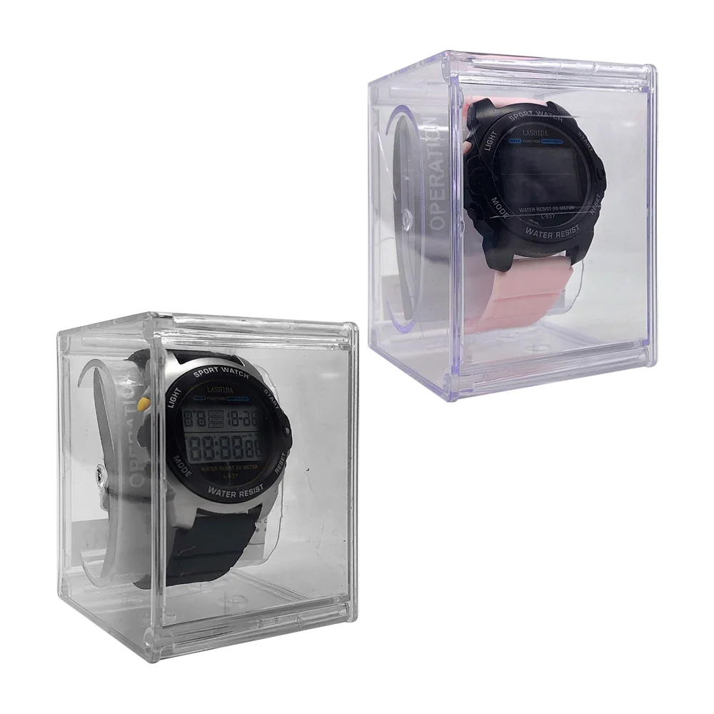 Reloj de mano deportivo circular unisex, variedad de colores / lashida / l-937 / zy-l937