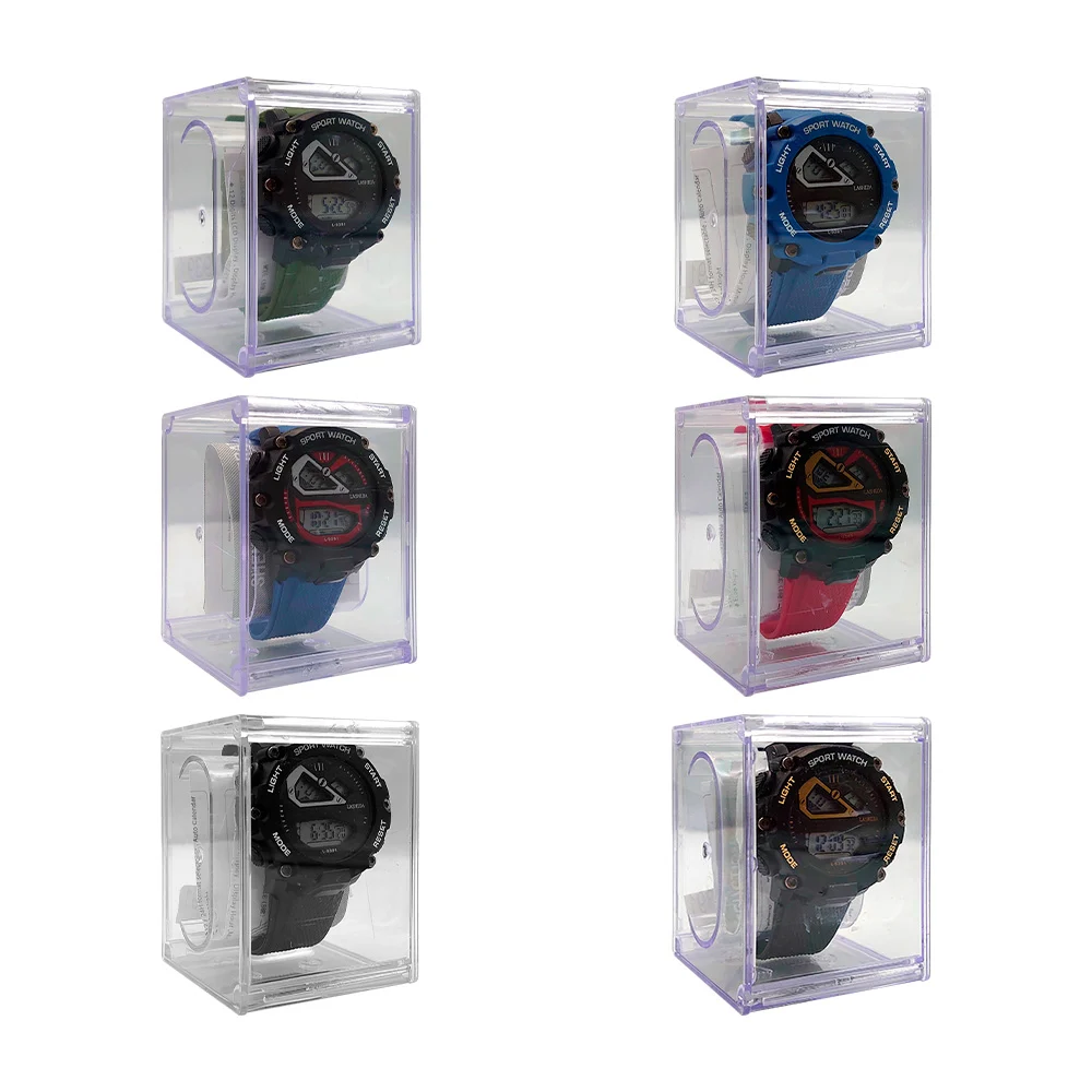 Reloj de mano deportivo circular para hombre, variedad de colores / lashida / l-9391 / zy-l9391