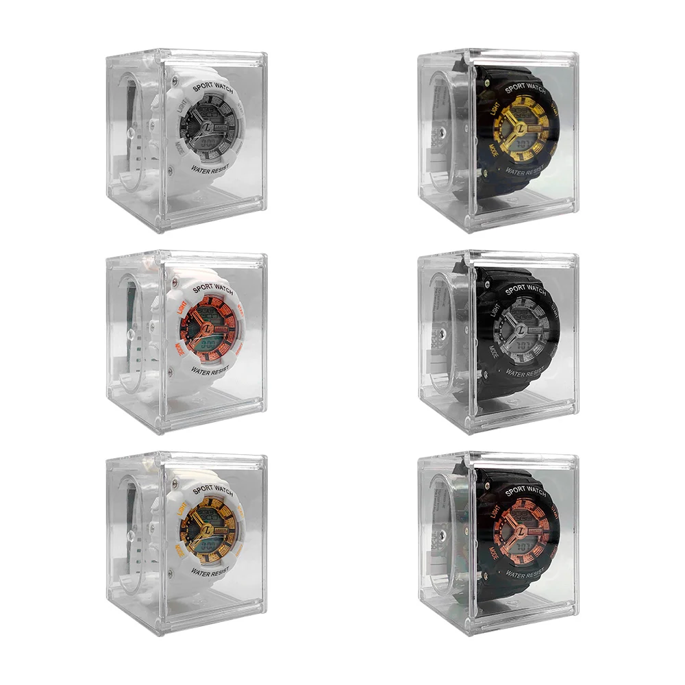 Reloj de mano deportivo circular para hombre, variedad de colores / lashida / wr30m / zy-l994