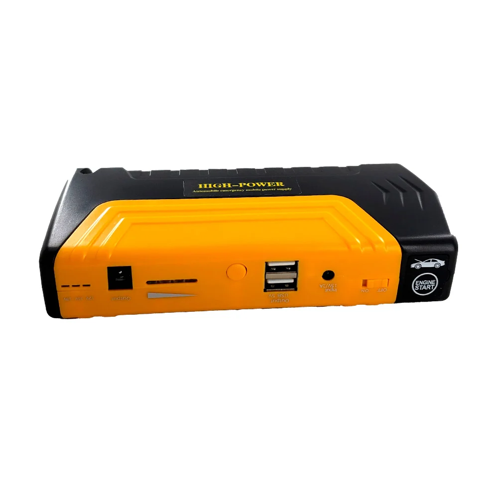Cargador de emergencia pila portátil para carro con puerto usb y lámpara auxiliar + accesorios / zy-sf15