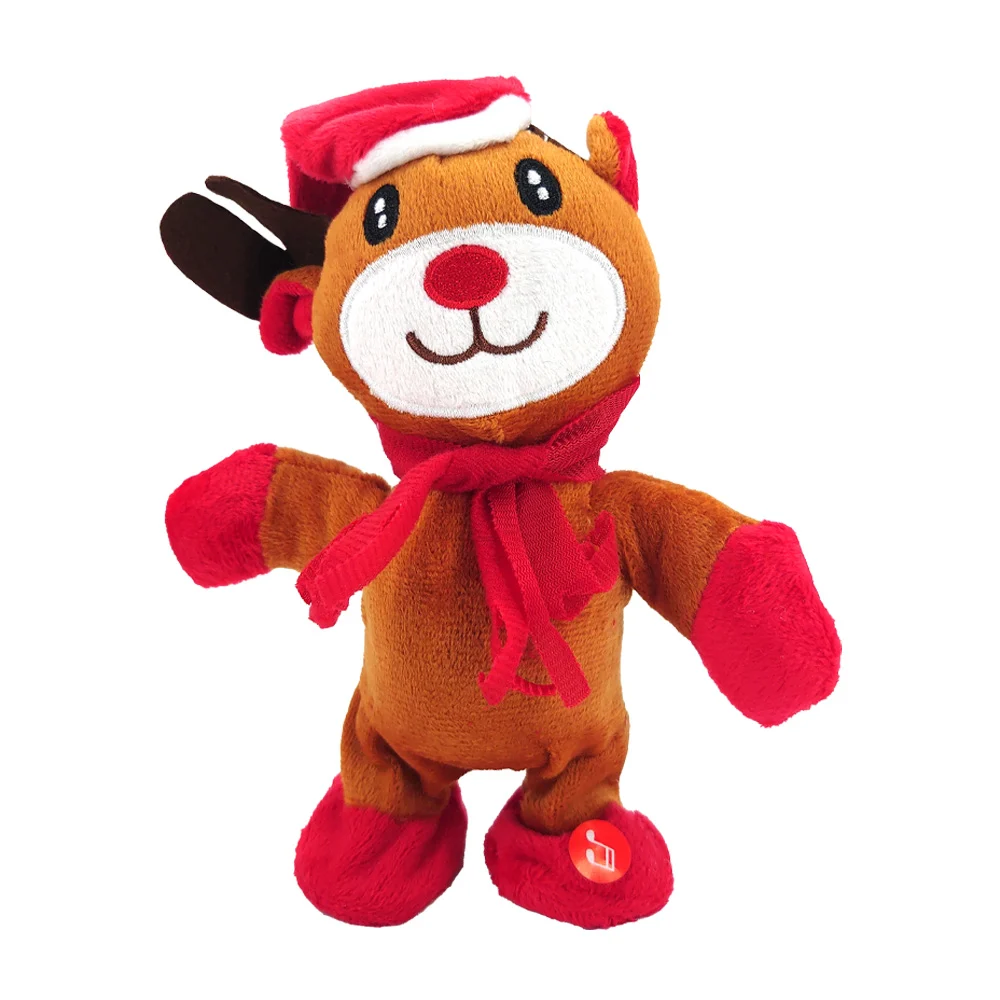 Muñeco bailarín con bufanda y diseño navideño, 20cm, variedad de modelos / zy-zhmy1118