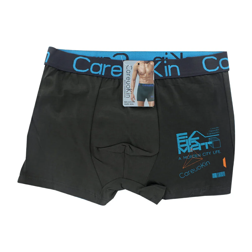 1pza Calzón boxer careuokin men´s underwear de tiro corto, variedad de colores / a morden city life