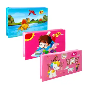 Mini set de arte con acuarelas, crayolas y marcadores con diseño infa…