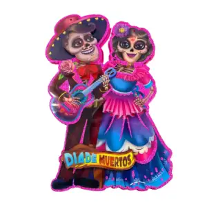 Adorno decorativo de día de muertos, con diseño de catrines, diseño e…
