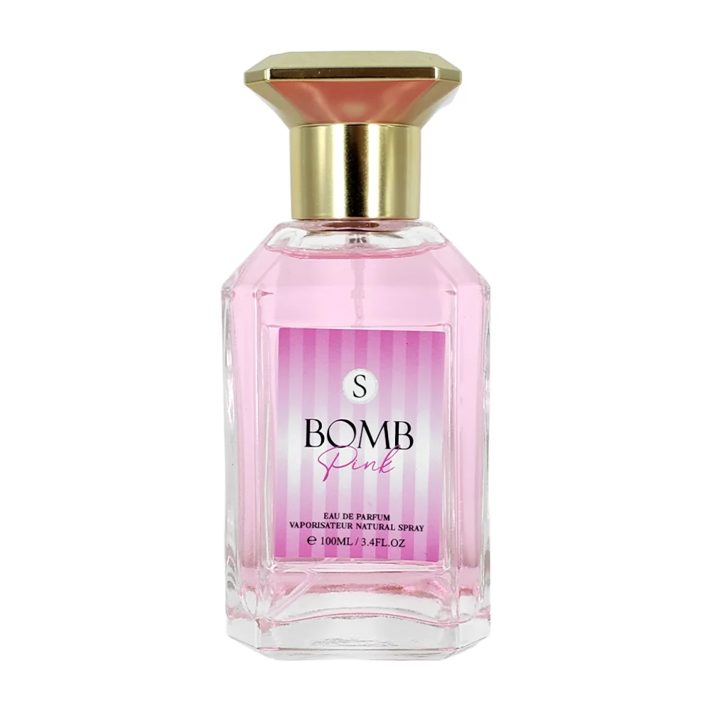 Perfume / fragancia bomb pink en spray para dama de 100ml / b0069-bd-29