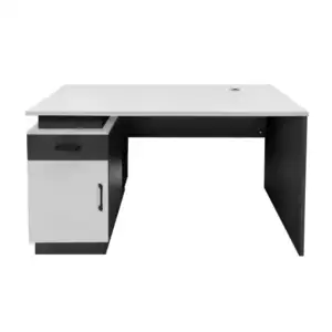 Escritorio de madera con cajonera, compartimiento de puerta / l82-343…