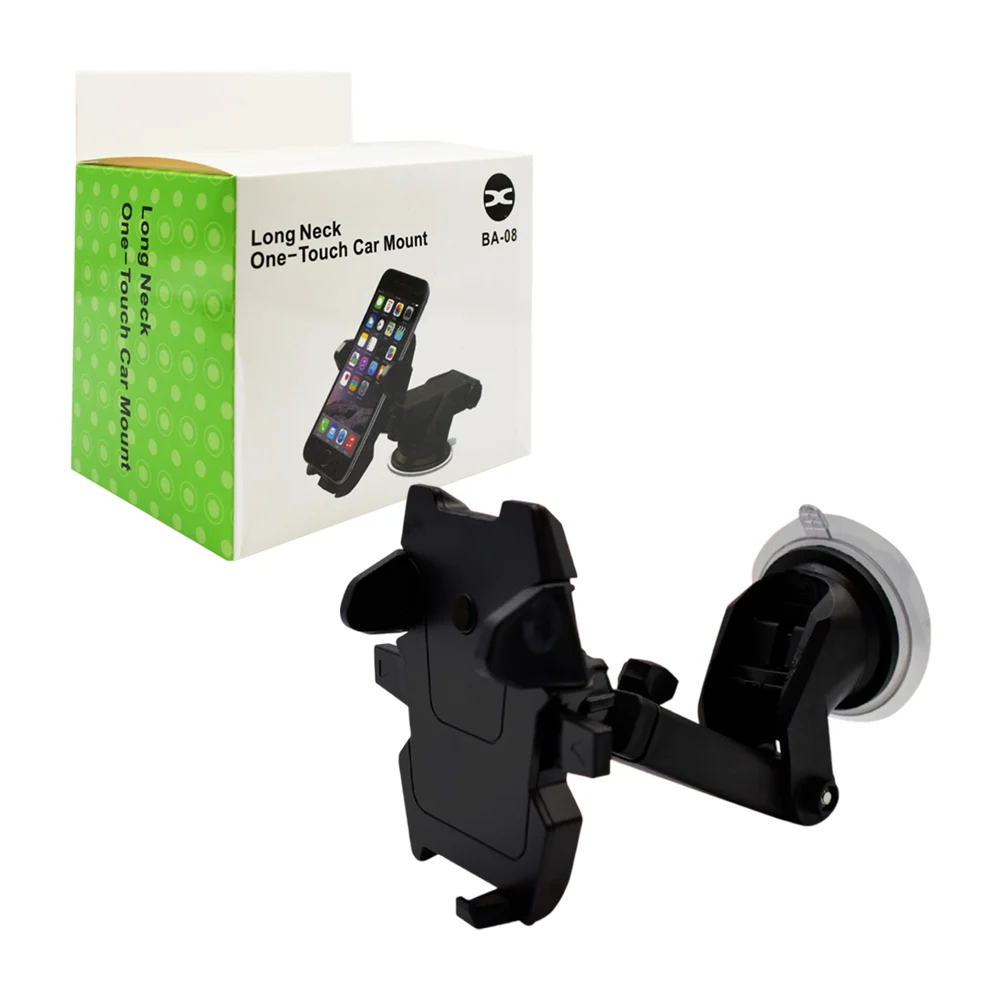 Soporte universal para celular fx, con ventosa y brazo móvil para coches, variedad de usos / ba-08
